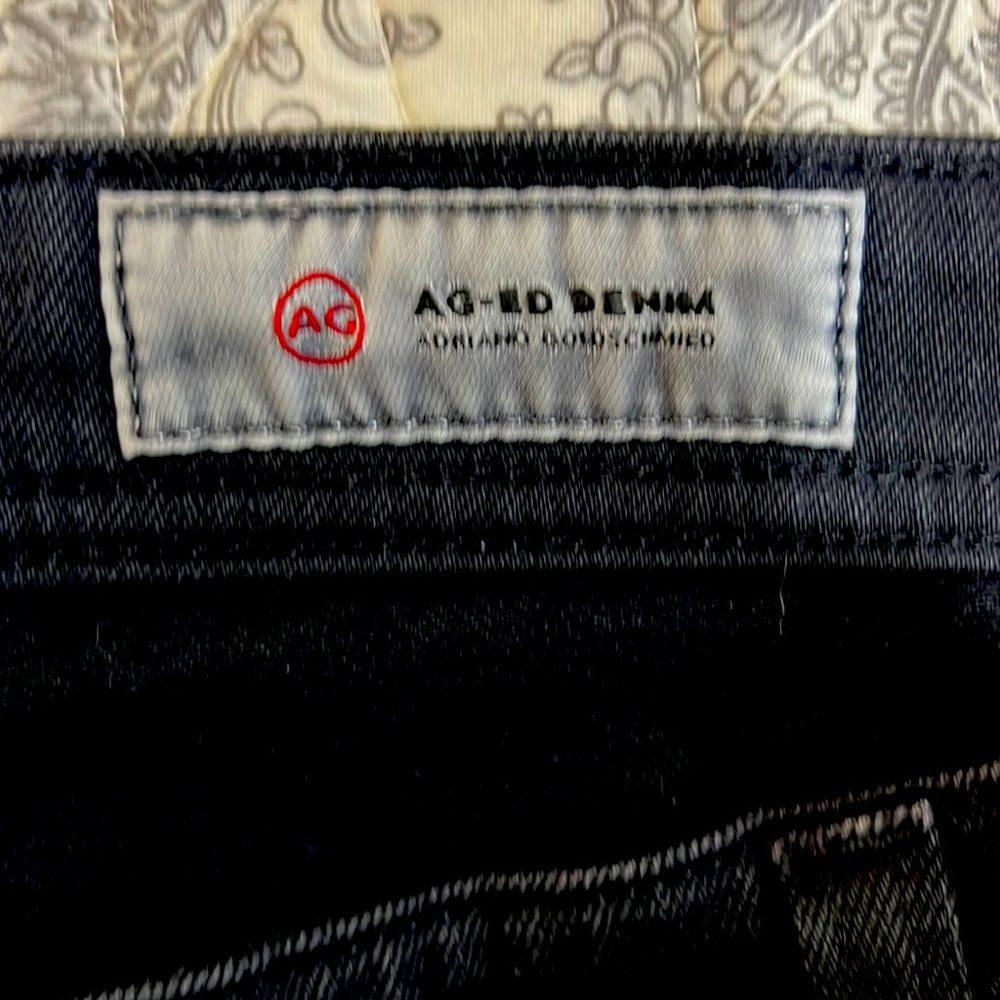 AG Black Jeans - Lightly Worn - Size 38x32